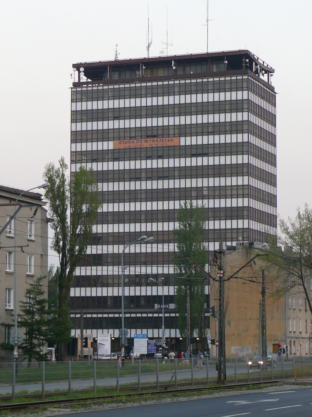 Budynek dawnej Fonica w Łodzi, fotografia z 2007 roku