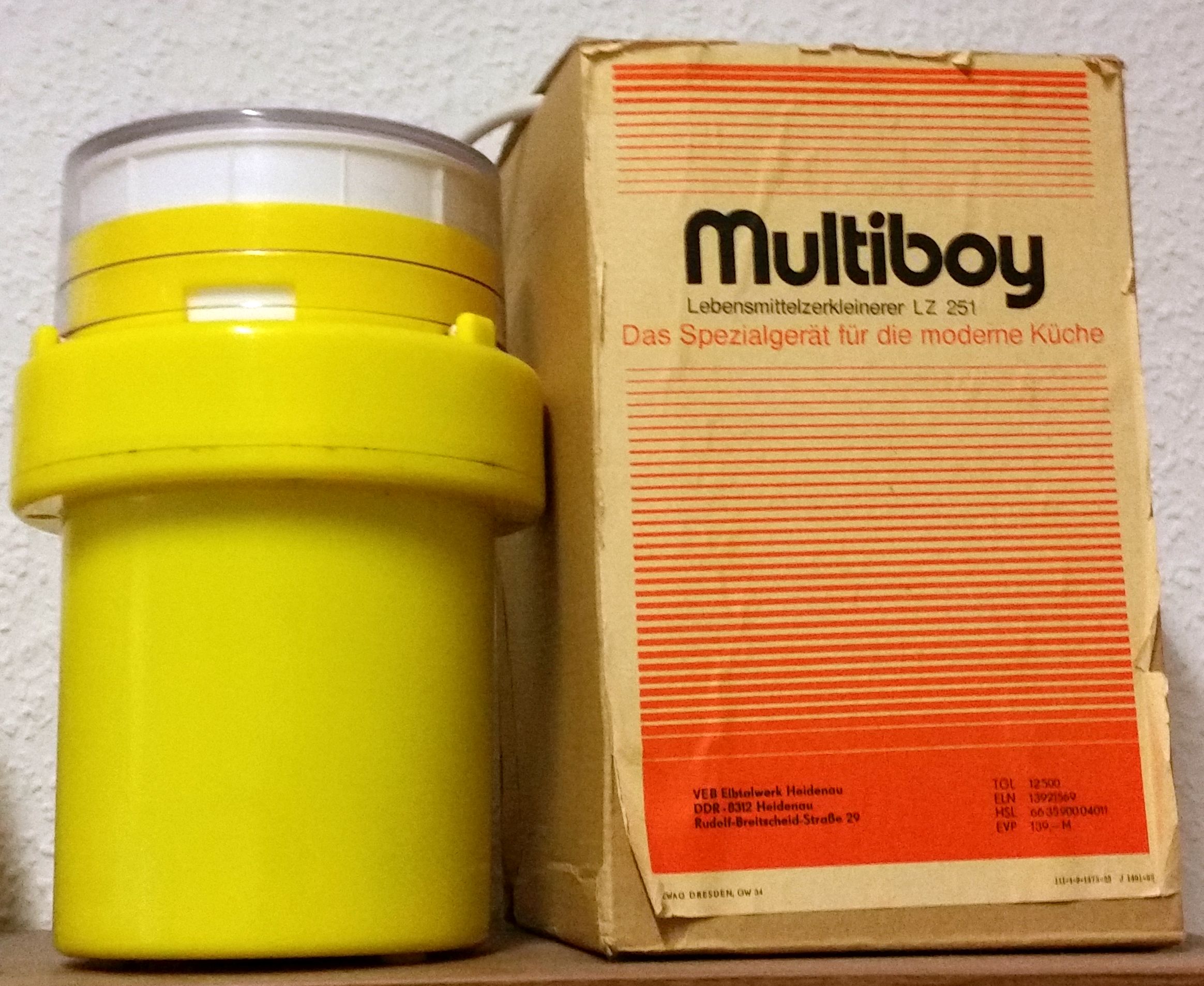 Multiboy LZ 251 w muzealnej ekspozycji; zdjęcie przedstawia późniejszą wersję niż opisywany LZ 250