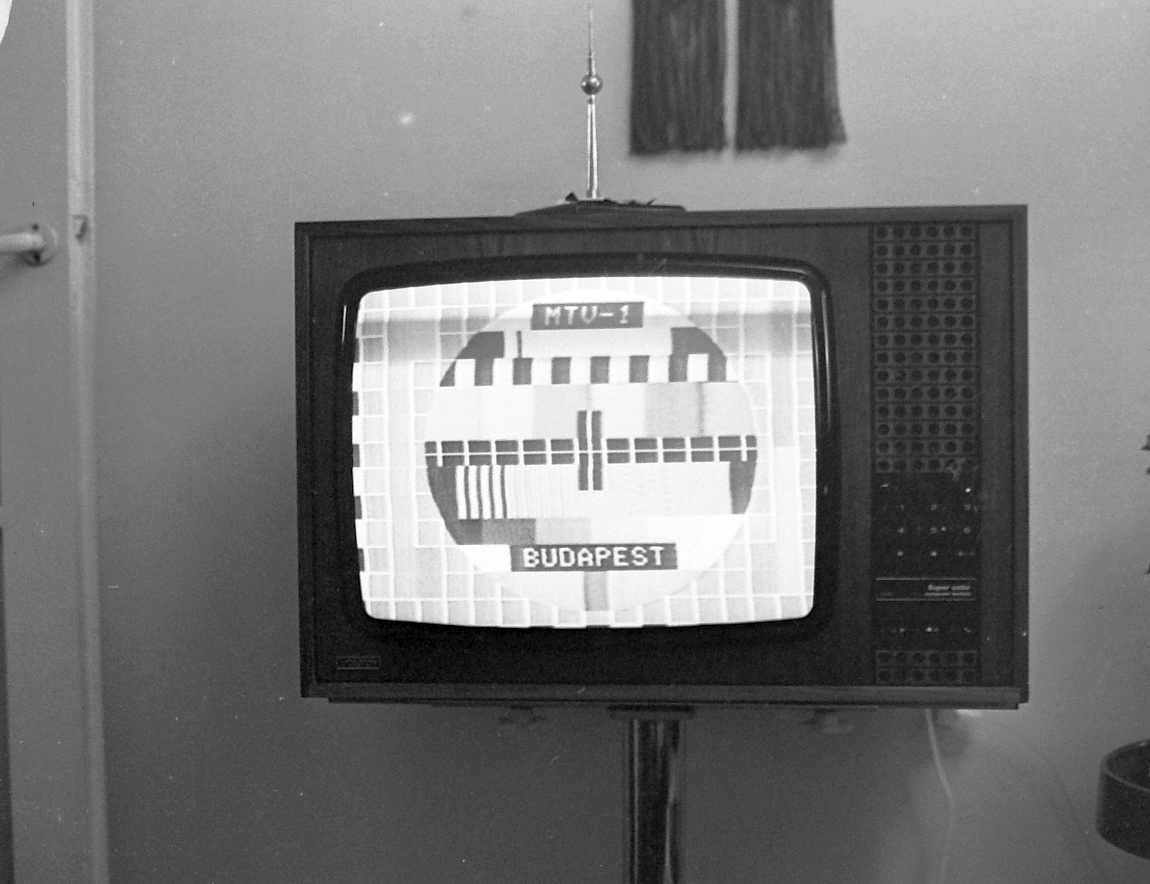 Telewizor Videoton Super Color z rodziny TS 3301 sfotografowany na Węgrzech w 1980 roku